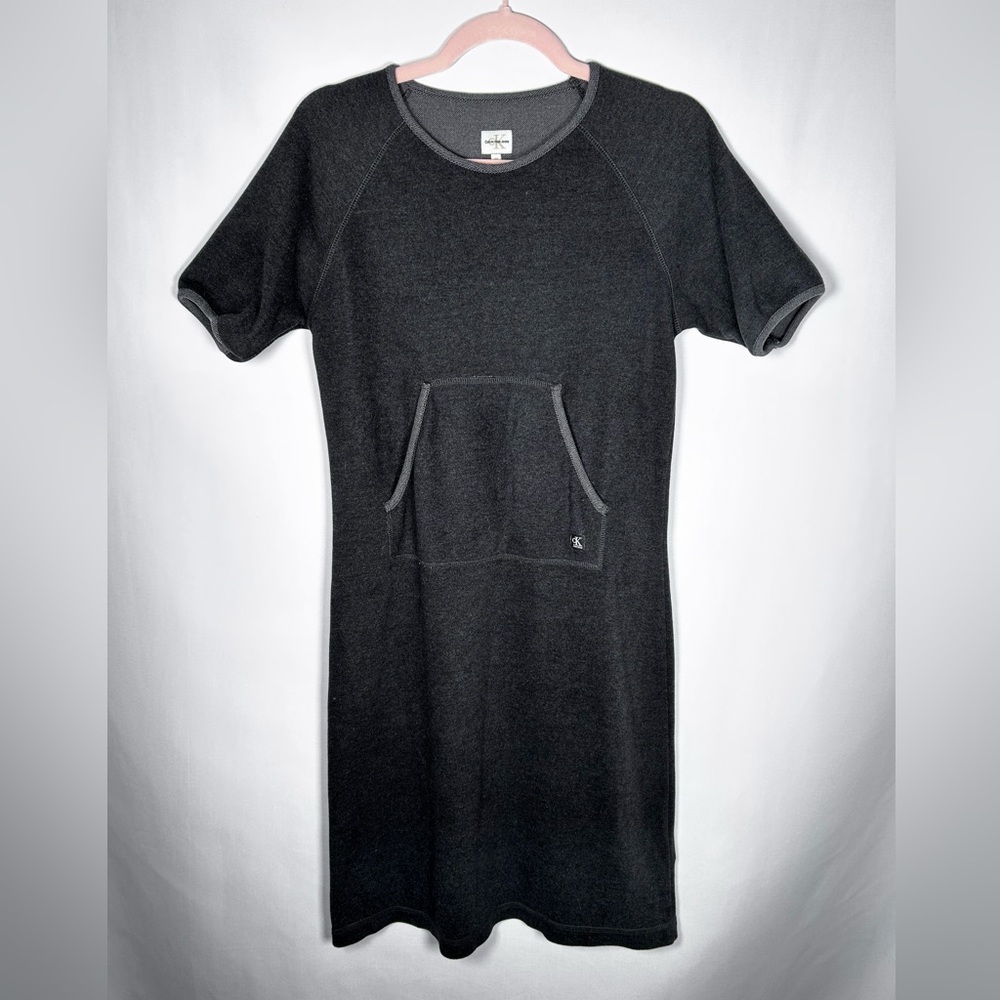 Vintage Calvin Klein Jeans Fleece Dress with Pocket - Like new